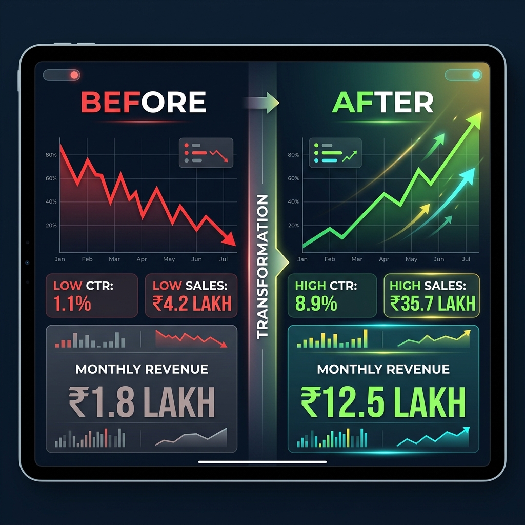 Before vs After Transformation Visual